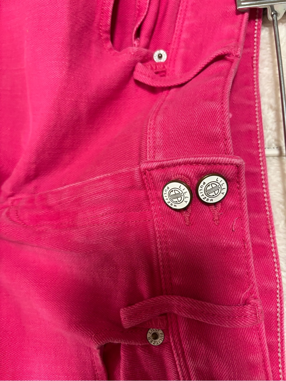 Lilly Pulitzer Pink Slim Jeans - Picture 3 of 7